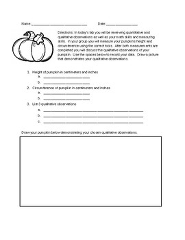 Preview of Pumpkin Science