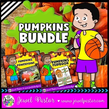 Preview of Pumpkin Science Activities BUNDLE | PowerPoint with Quiz and Pumpkins Flip Book