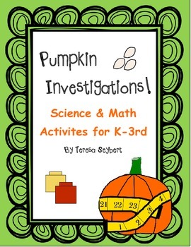 Preview of Pumpkin Science & Math Investigations
