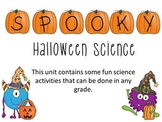 Spooky Halloween Science experiments and activities