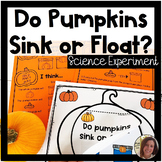 Pumpkin Science for Special Education | Do Pumpkins Sink o