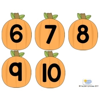 Pumpkin Seed Count by The Pre-K Process | Teachers Pay Teachers