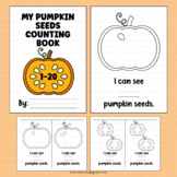 Pumpkin Seed Counting Book Mini Reader Preschool Kindergar