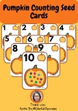 Pumpkin Seed Counting Card 1-10