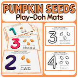 Pumpkin Seeds Numbers Counting 1-10 Create Trace and Mold 