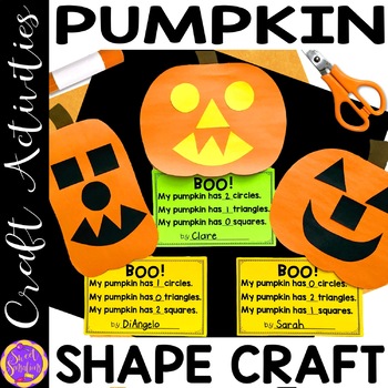 Preview of Pumpkin Shape Craft | Halloween Crafts | Jack O Lantern Shape Craft