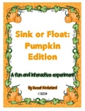 Pumpkin Sink or Float