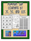Pumpkin Skip Counting by 2s 5s and 10s