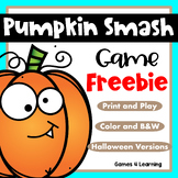 Free Pumpkin Activity: Print and Go Game for Thanksgiving,