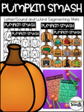 Pumpkin Smash: Letter/Sound and Syllable Mats - No Prep & 