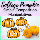 Pumpkin Solfege Composition Cards for Elementary Music Centers