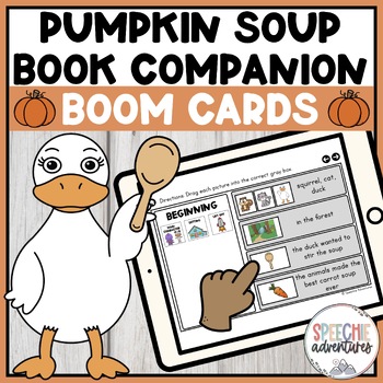 Preview of Pumpkin Soup Book Companion Boom Cards