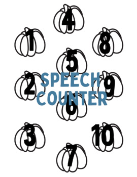 Preview of Pumpkin Speech Counter