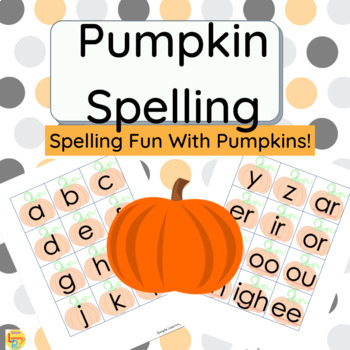 Pumpkin Spelling by Simple Learning Pages | TPT