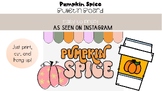 Pumpkin Spice Bulletin Board