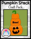 Pumpkin Stack Craft for Kindergarten Halloween / Trick-or-