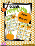 Pumpkin "Sweet & Savory" rhythms WITH 18 slide Power Point