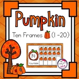Pumpkin Counting Ten Frames for Halloween ( Numbers 1 - 20