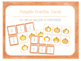 Pumpkin (Thanksgiving) Fraction Cards - Montessori Inspired