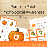 Pumpkin Theme Phonological and Phonemic Awareness Activities