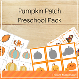 Pumpkin Theme Preschool and PreK Skills