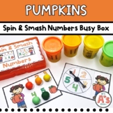 Pumpkin Theme Task Box | Dough Numbers and Counting Activity
