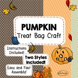 Pumpkin Treat Bag Printable Craft