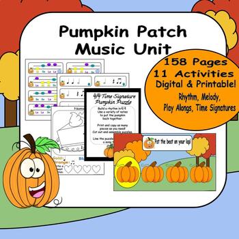 Preview of Fall Unit | Centers, Slides, Play Alongs | Rhythm & Melody | Early Years Music