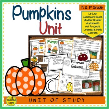 Preview of Pumpkin Unit: Literacy & Math Activities & Centers