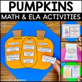 Pumpkin Unit | Pumpkins Math and Literacy Activities | Pum