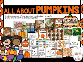 Preview of Pumpkin Unit - Preschool, PreK and Kindergarten