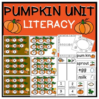 Pumpkin Unit for Preschool, Pre-K, Kindergarten, and Homeschool by ...