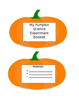 Preview of Pumpkin Volcano Science Experiment Booklet