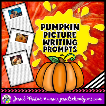 Pumpkin Writing Activities | Fall Picture Writing Prompts and Paper