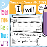 Pumpkin Writing {Week of Writing Booklet}