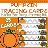 Pumpkin Zig Zag Line Tracing Cards | Fall Pumpkin Fine Mot