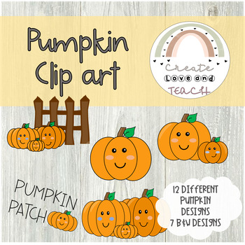 Pumpkin clip art by CreateLoveandTeach | Teachers Pay Teachers