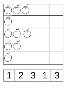 Pumpkin number match by Allison Davis | Teachers Pay Teachers