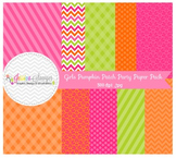 Fall Digital Papers or Pumpkin Digital Papers