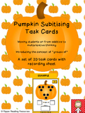 Pumpkin subitising task cards