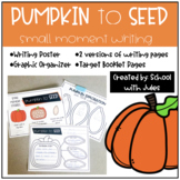 Pumpkin to Seed Small Moment Writing