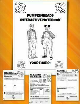 Preview of Pumpkinheads by Rainbow Rowell Interactive Notebook / Graphic Novel Study Unit