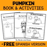 Pumpkin Activities and Mini Book + FREE Spanish