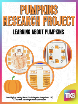 Preview of Pumpkins: A Research and Writing Project PLUS Centers!