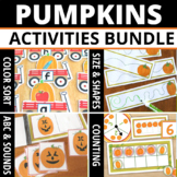Pumpkin Math & Literacy Activities - Fall Numbers to 10 Le