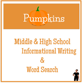 Preview of Pumpkins - Informational Writing and Word Search