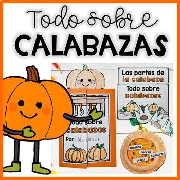 Preview of Pumpkins Life Cycle in Spanish | Calabazas y ciclo vida | Thanksgiving | Otoño