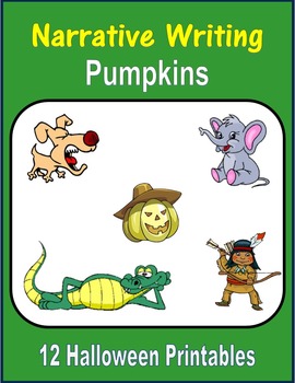 Preview of Narrative Writing on Halloween - Pumpkins