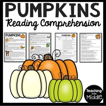 Pumpkins Overview Informational Text Reading Comprehension Worksheet