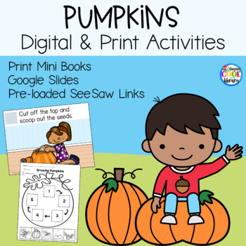 Pumpkins Print and Digital Readers and Activities | TpT